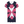 Load image into Gallery viewer, SBI QUEEN Women&#39;s V-neck Short Sleeve Mini Dress - Navy/Pink
