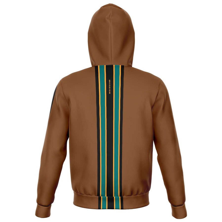 Message From the Ancestors - RESPECTIBILI-TEES Comic Cover, Issue #22 - Unisex Fashion Zip Hoodie - Brown