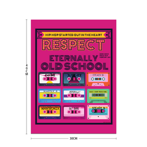 Eternally Old School – “RESPECTIBILI-TEES” Comic Cover, Issue #10 - Photo Paper Poster 12" x 16"