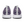 Load image into Gallery viewer, SBI QUEEN Collection Slip On Leisure Shoes - Navy/Lavender
