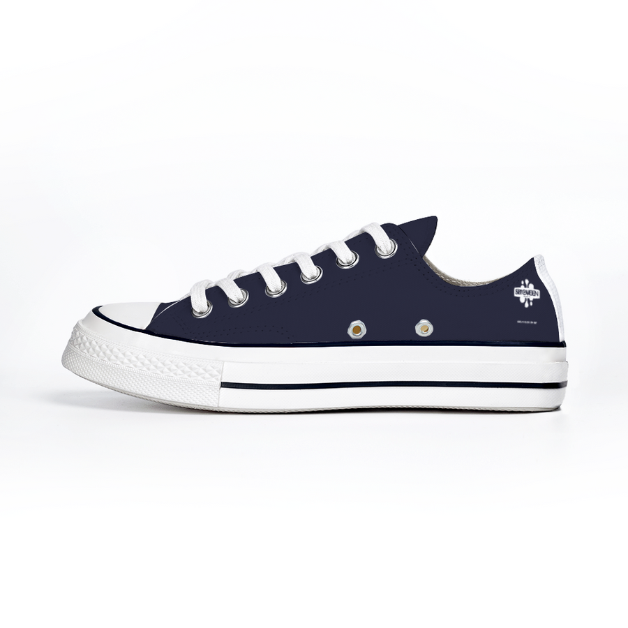 SBI QUEEN Converse Shoes Unisex Low Top Canvas Shoes - Navy