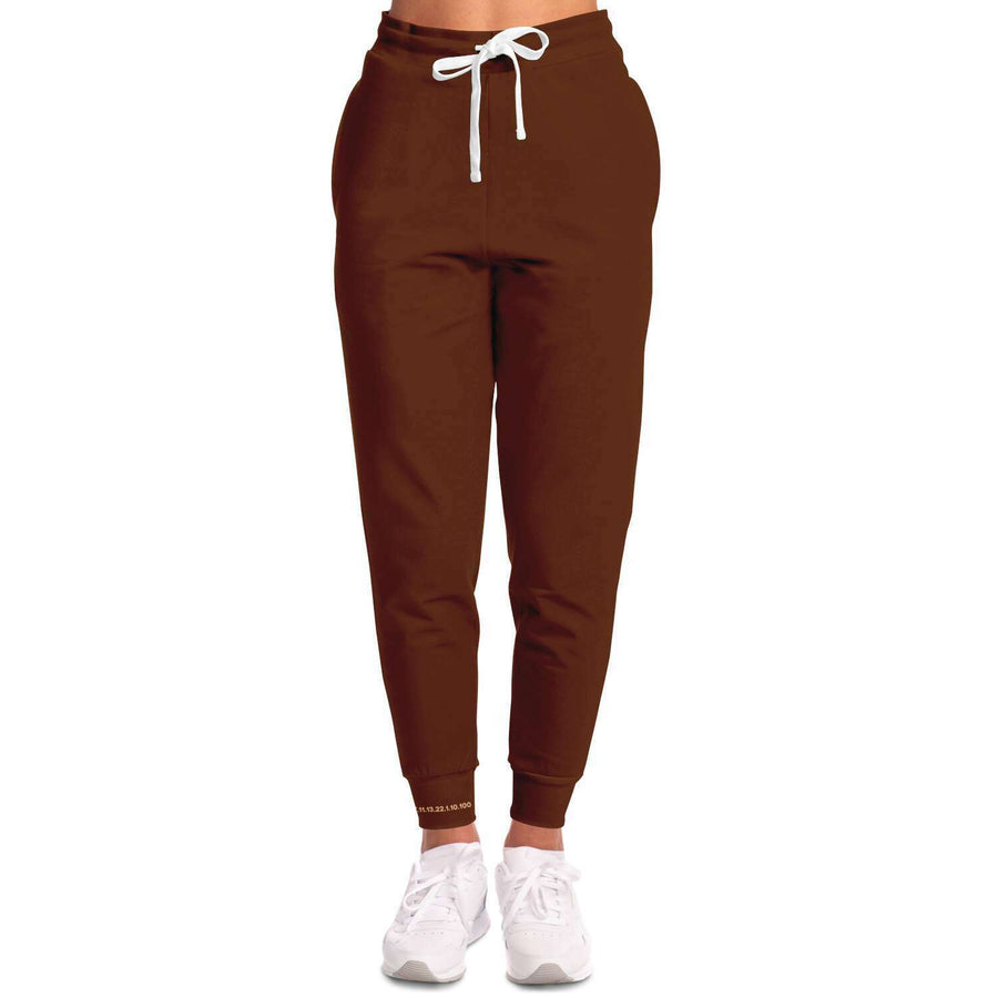 "TRIBE VIBE" Retro Brown Unisex Fashion Joggers