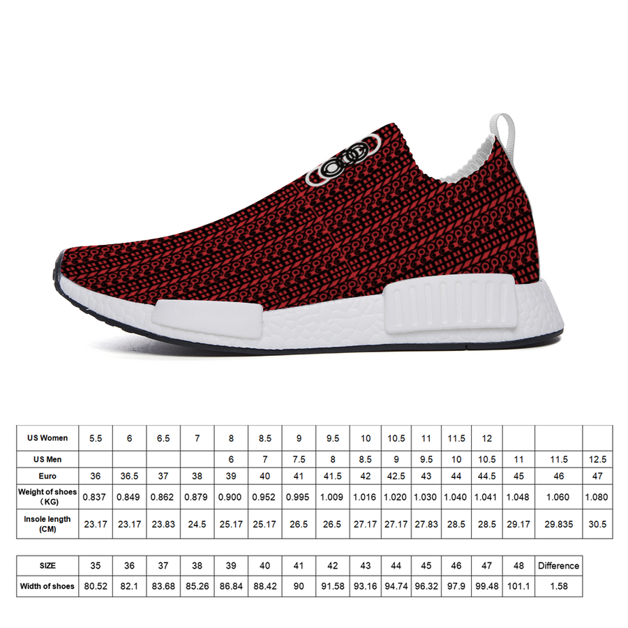 SBI QUEEN Signature Walking Shoe - Red