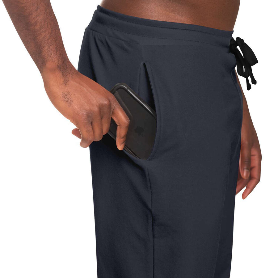"TRIBE VIBE" Retro Blue Unisex Fashion Joggers