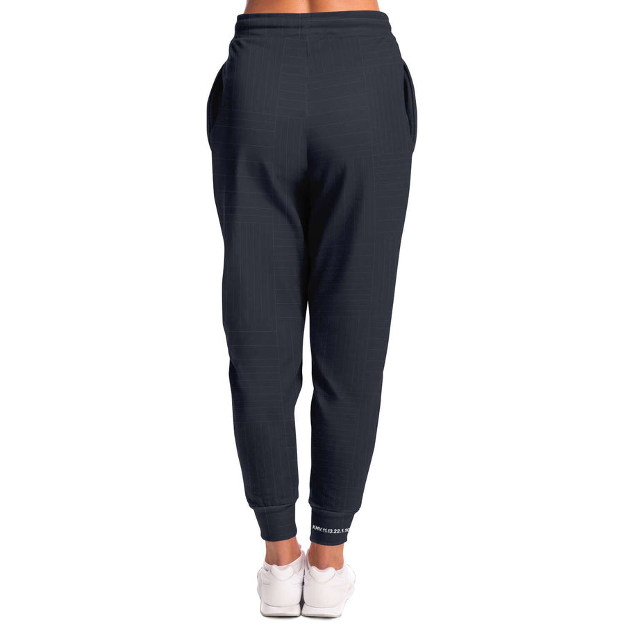 "TRIBE VIBE" Fuschia Blue Unisex Joggers