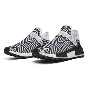 “TRIBE VIBE” Grey Blue Vibe Unisex Sneakers