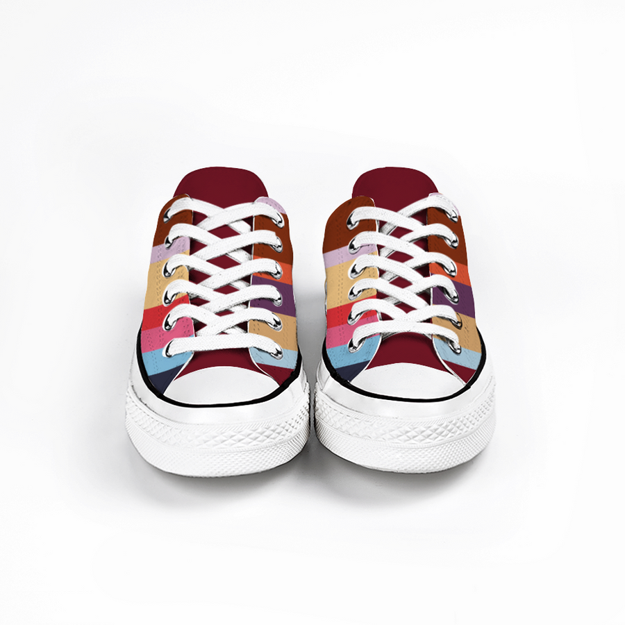 SBI QUEEN Low Top Canvas Shoes - Candy Striper