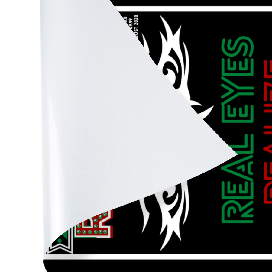 Real Eyes, Realize, Real Lies – “RESPECTIBILI-TEES” Comic Cover, Issue #8 - Photo Paper Poster 12" x 16"