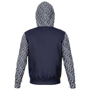 SBI QUEEN Signature Fashion Zip Hoodie - Navy