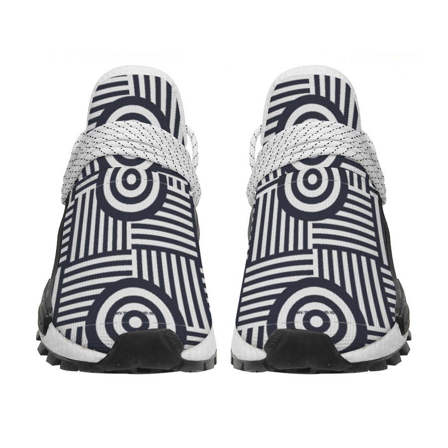 “TRIBE VIBE” Grey Blue Vibe Unisex Sneakers