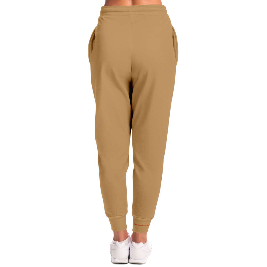 SBI QUEEN Signature Fashion Joggers - Orange/Khaki