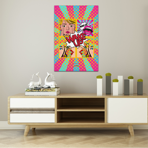Wake Up - “COMPLEXI-TEES” - 16X24 WOOD FRAME CANVAS
