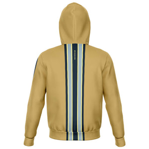 Joe Louis - The Brown Bomber - "RESPECTIBILI-TEES" #14 - UNISEX FASHION BOMBER JACKET - Khaki/Blue