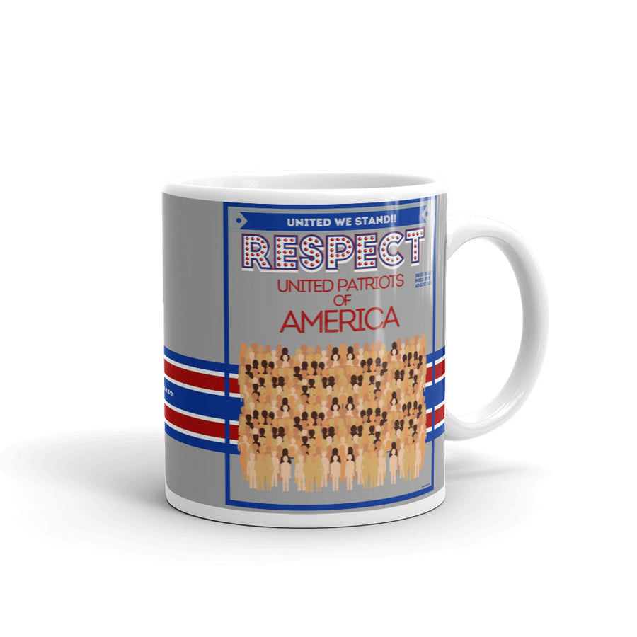 United Patriots Of America - "RESPECTIBILI-TEES" ISSUE #3 - Limited Edition Ceramic Coffee Mug